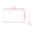Très grand miroir mural de salle de bain 48 po x 32 po avec cadre en aluminium de couleur noyer, vue dégagée, suspension verticale ou horizontale, preuve, surdimensionné de 48 po x 32 po pour salle de bain-732337967-732337966