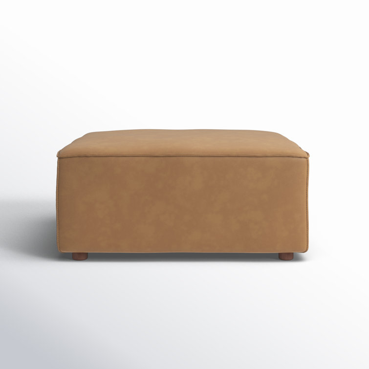 FORM OTTOMAN SONORAN TAN LEATHER