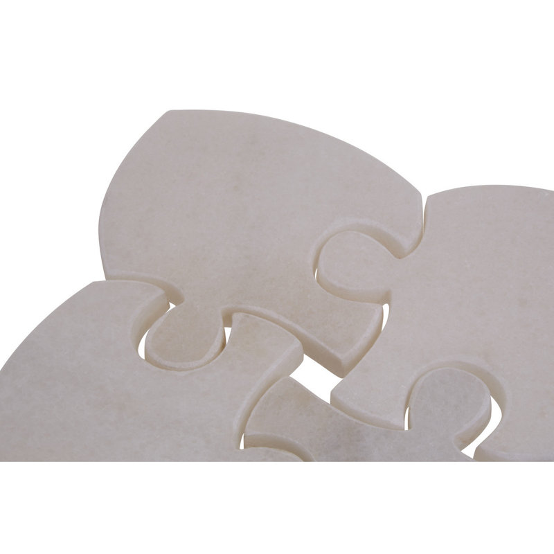 Marble 4 Piece Trivet Set