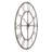 Samson Round Metal Industrial Wall Clock