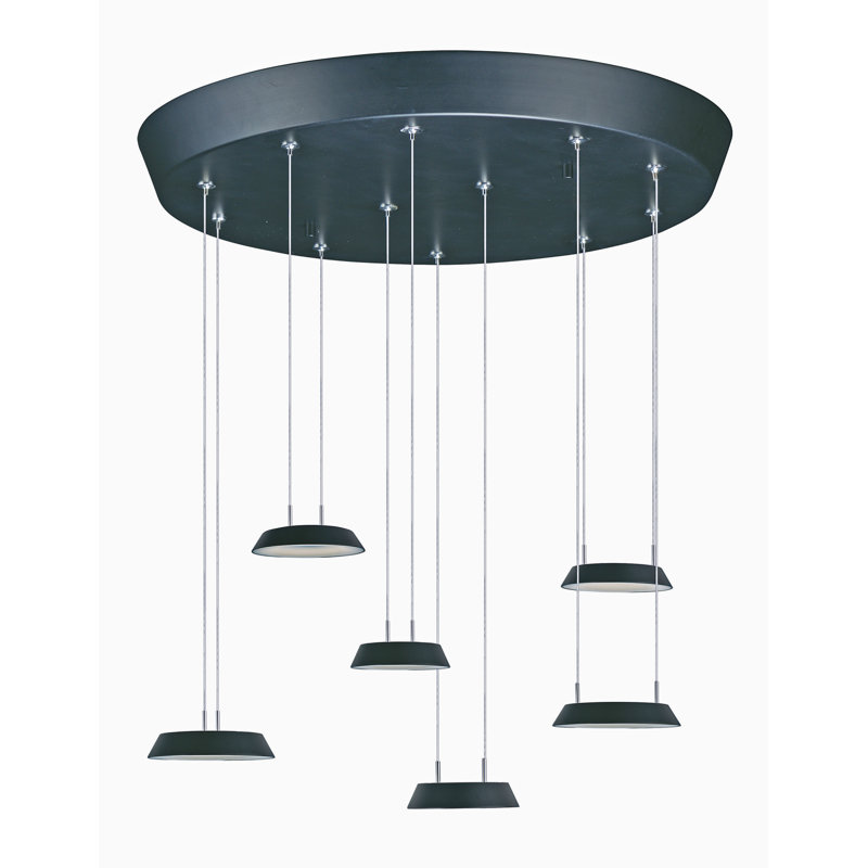 Luminaire suspendu en grappe 6 lumières Albali
