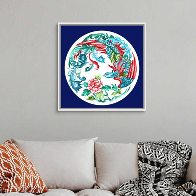 «Peacock in the Garden» par Eva Watts - reproduction d'art