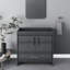 Base de meuble-lavabo simple 35,25 po Volpa-49664266
