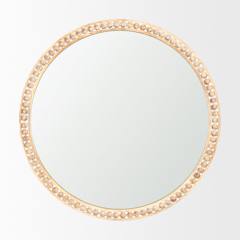 Miroir mural Longino, Brun clair