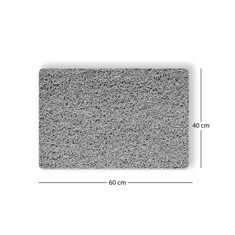 Plain-Spaghetti Plastic / Acrylic Non-Slip Shower Mat, 40cm, 60cm