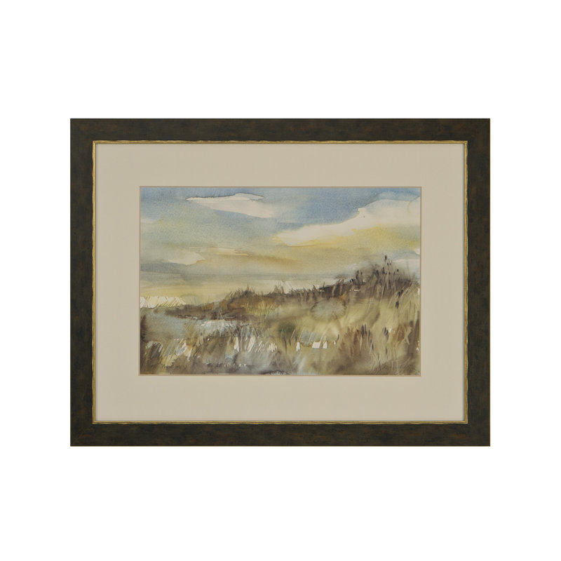 Marsh Grasses par Daughdrill - peinture encadrée