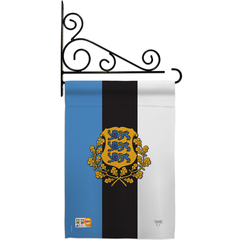 Double Sided 18.5'' H x 13'' W Polyester Flag Set