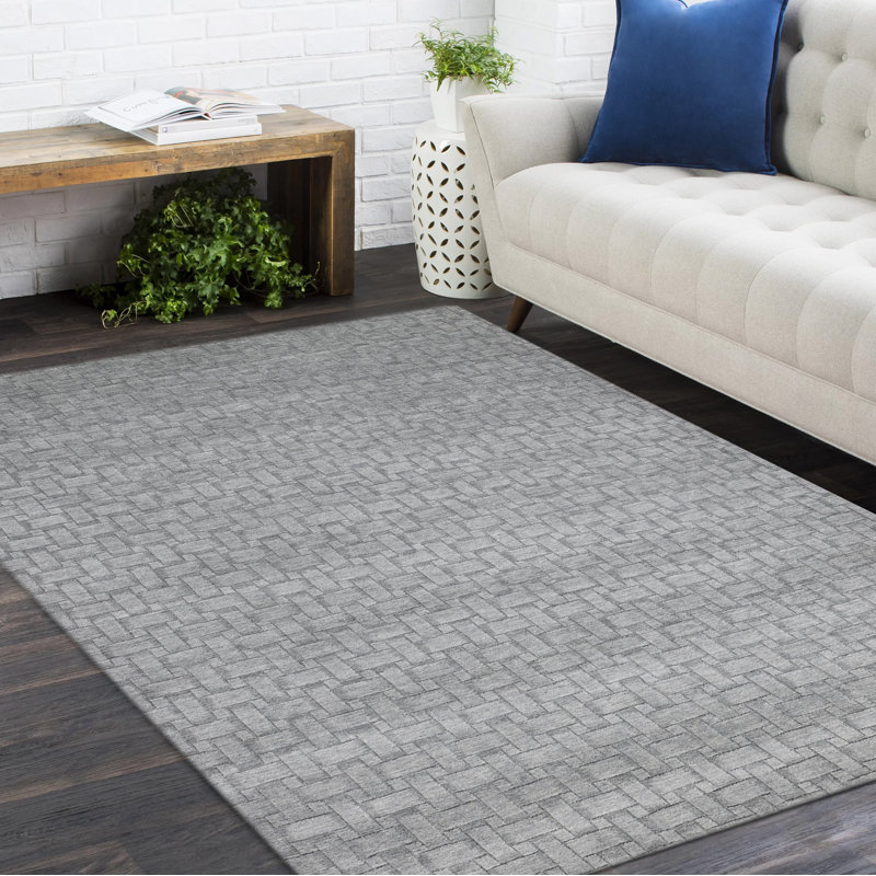 Payton Area Rug in Dark Gray, Rectangle 5' x 8'