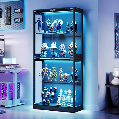 Glass Display Cabinet With Led Lighting