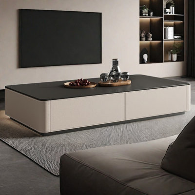 Luxury rectangular end table