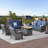 8 - Person Patio Conversation Set with Cushions-85882727-85668425