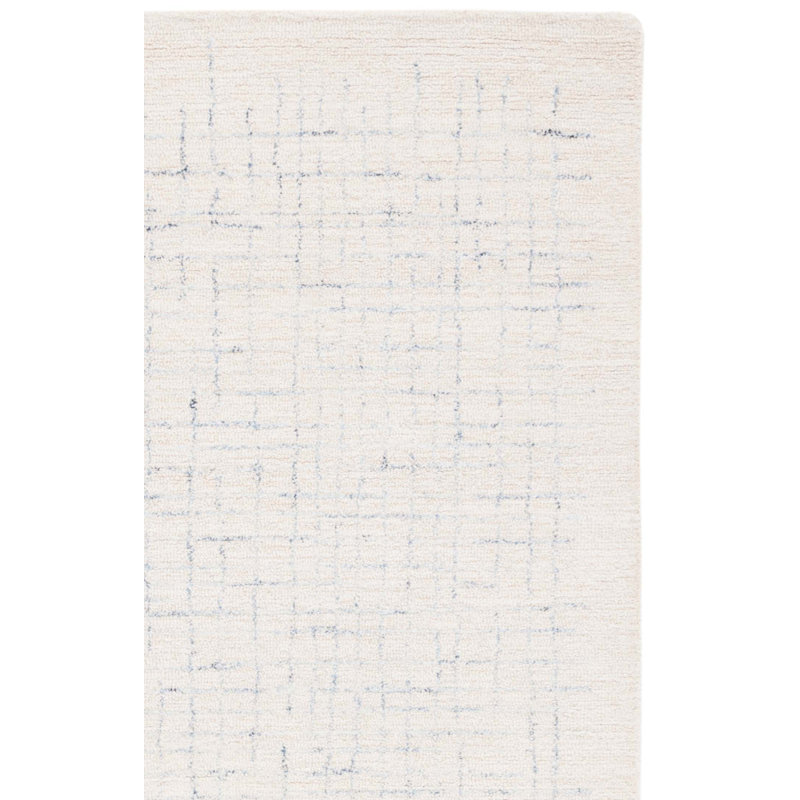 Digory Ebony Hand Tufted Wool/Cotton Abstract Rug in Ivory/Navy, Rectangle 8' x 10'