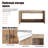 Acorn 84" Wall Mounted Double Bathroom Vanity Set With Resin Sink，A Small Storage Shelf-59509400-49926866