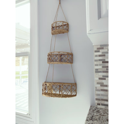 Wall Organizer with Wall Baskets