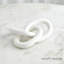 3 Rings Connected-Matte White