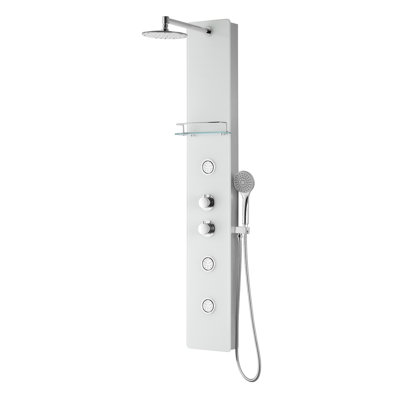 Savannah Series 60'' Shower Panel with Adjustable Shower Head