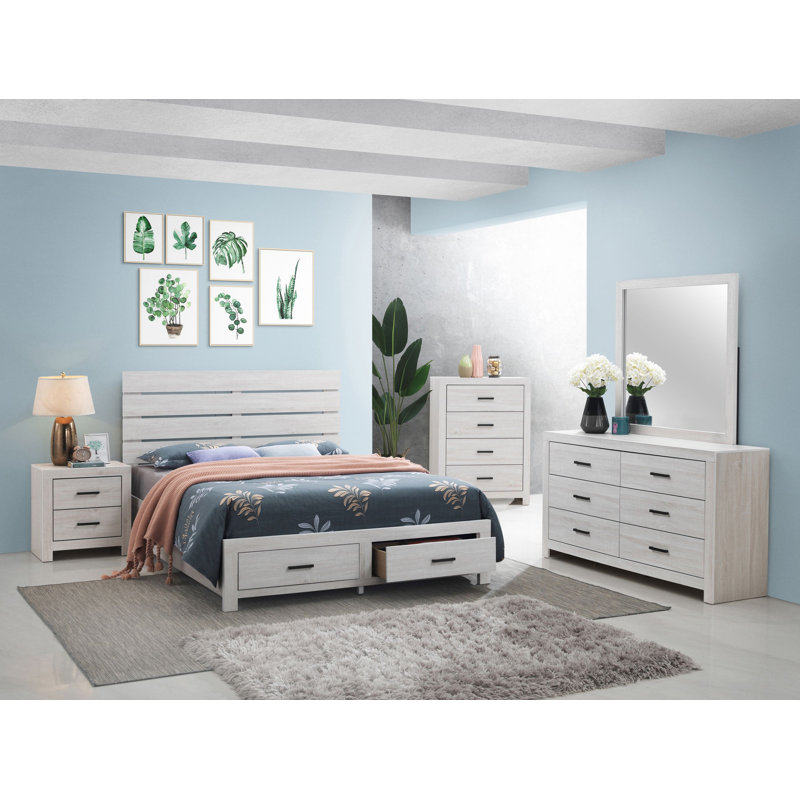 Ensemble de chambre avec rangement Ainslie Coastal_4 pièces, Très grand