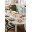 Rosy English Garden Enamel Salad/Dessert Plate