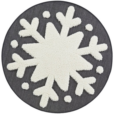 Tapis gris charbon Amreeta