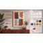 Geometric Leaf Grid Mid-Century - Wrapped Canvas-1712460853-1712460861