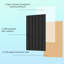 Acoustic Panels 12-Pack Soundproof Wall Panels 24"X12"X0.4" Decorative Sound Panels High Density Sound Dampening Panels 3D Slat Wall Panels for Walls and Ceilings-431960647