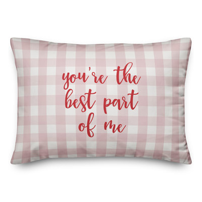  Vous êtes la meilleure partie de moi Coussin décoratif