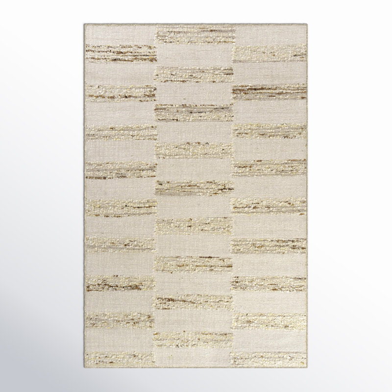 Garvin Checkered Indoor Rug, Rectangle 5' x 7'9"