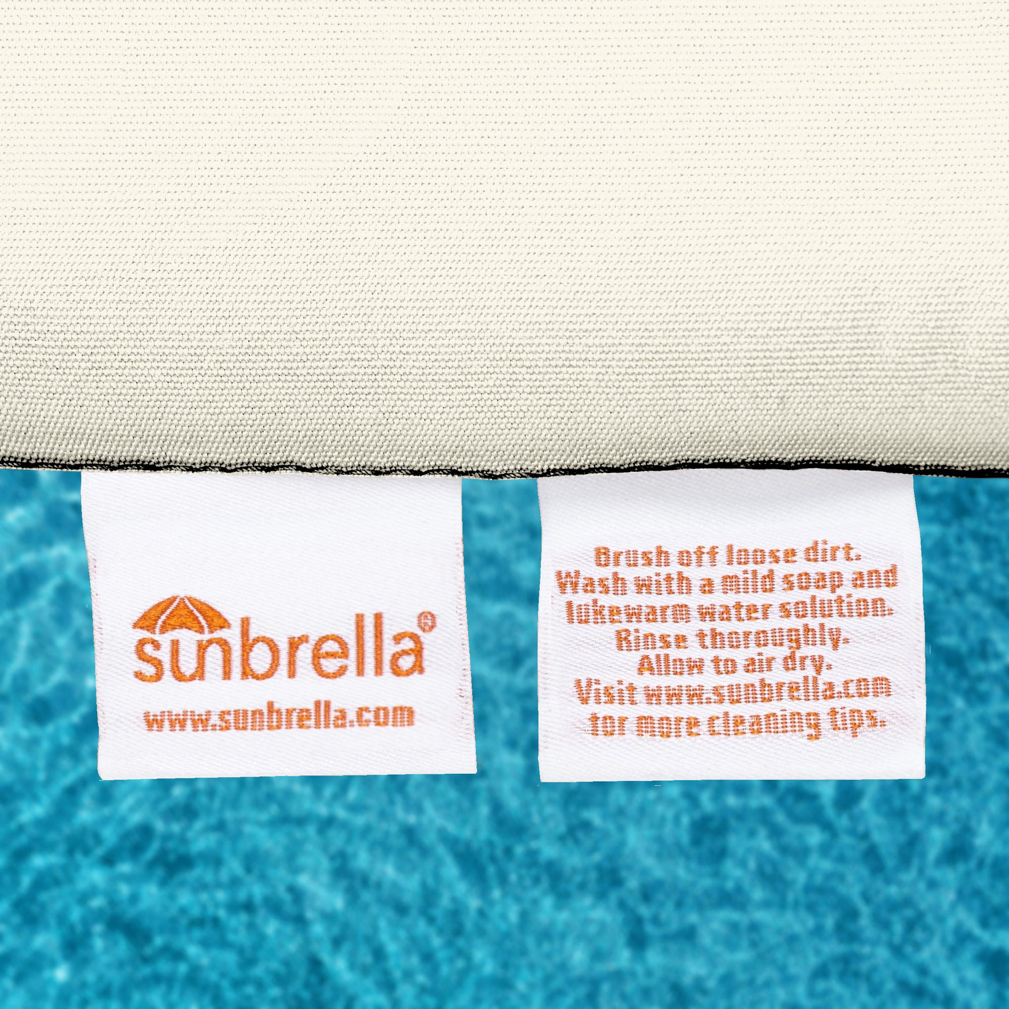 Sunbrella® Outdoor Bench Cushion, Canvas Natural Sunbrella® Canvas