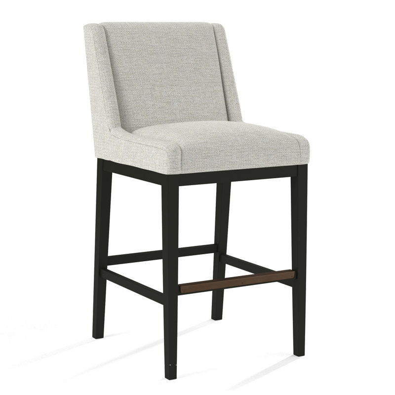 Upholstered Stool, 61703-88, Black