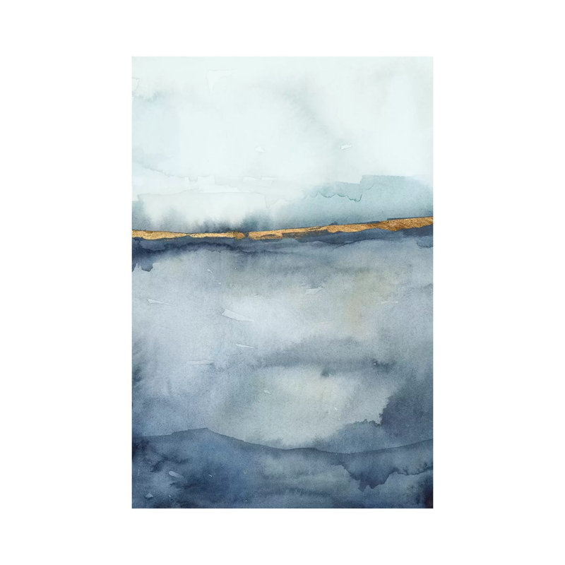 Coastal Horizon II by Victoria Borges - Wrapped Canvas Gallery-Wrapped Canvas Giclée, 20.32 cm H x 30.48 cm W