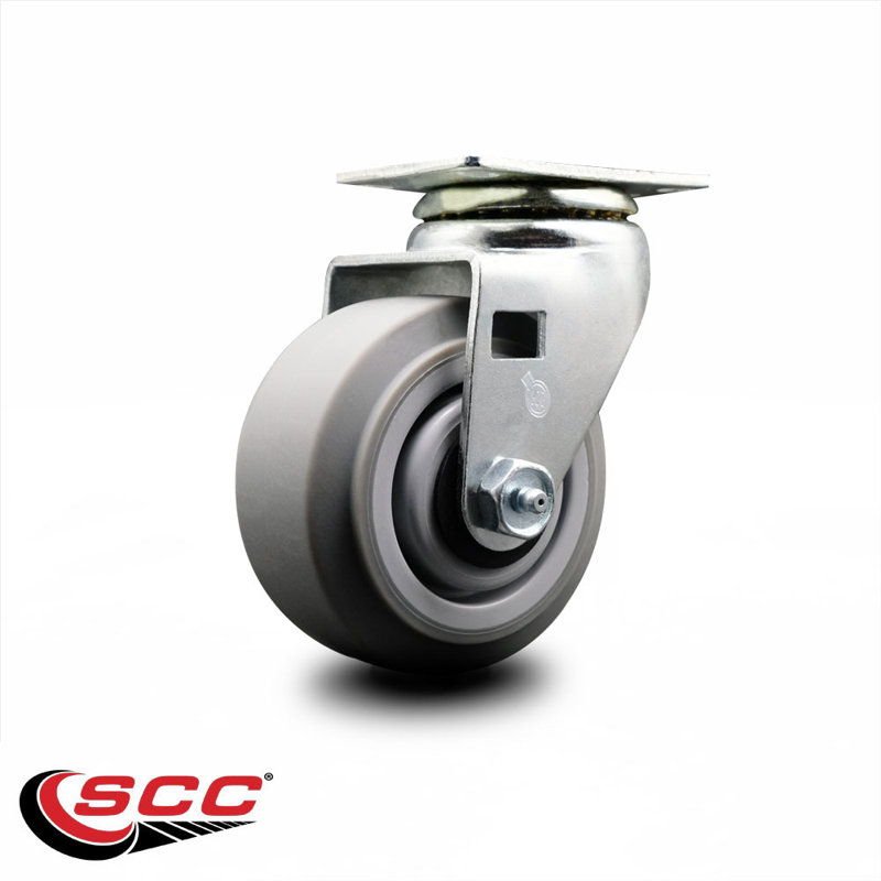 4 Inch Thermoplastic Rubber Wheel Swivel Caster with Ball Bearing SCC