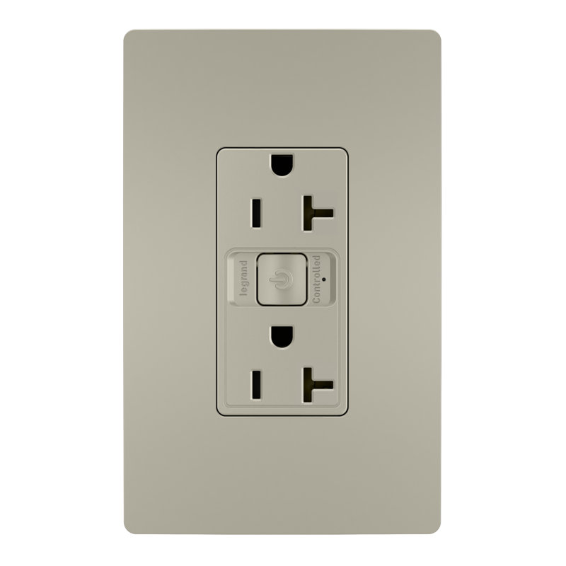 radiant® Smart 20A Outlet with Netatmo, Nickel