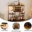 Bar à vin avec lumières DEL