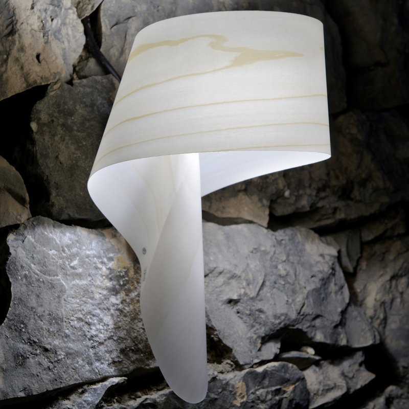 Air 1 - Light Flush Mounted Sconce, E12 Base, Ivory White