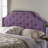 Purple Headboard For Queen And Full Sized Beds, Sleek Look With Sophisticated Stitching, Complements Bedroom, 62.37 In. Depth X 2.81 Width 52.96 Height, 19.12 Lb & In Purple, Minimalist Style