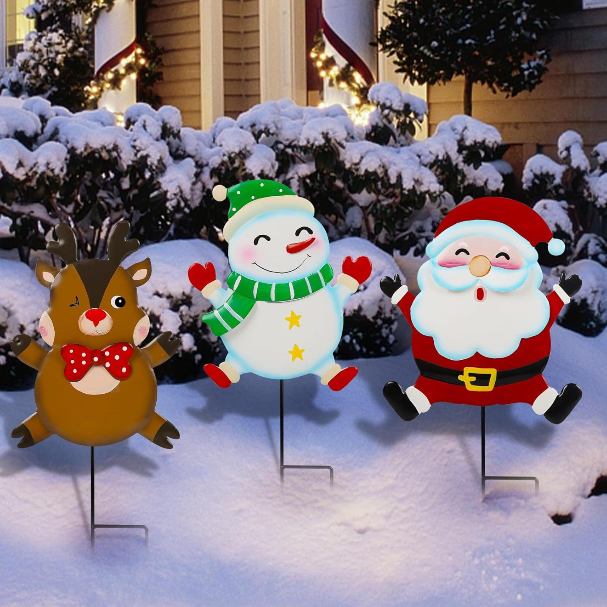 The Holiday Aisle® Metal Outdoor Christmas Decoration | Wayfair