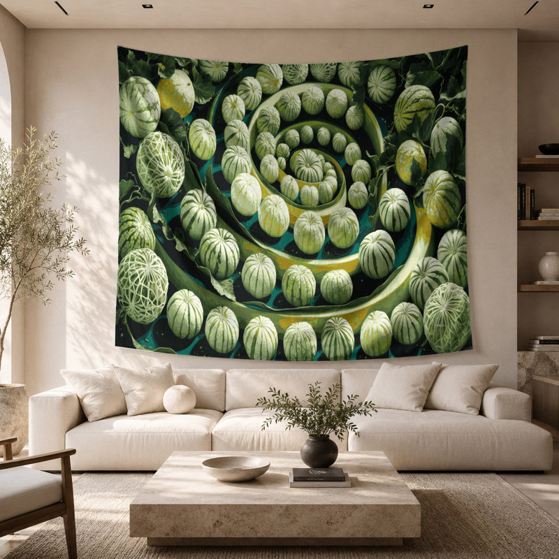 Tapisserie murale Fruit, 68 po x 80 po
