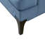 Fauteuil d'appoint rembourré en velours avec coussin lombaire et pieds en bois massif Perry Street Anna-72031913
