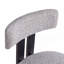 Tabouret rond de 26,5 po avec dossier bas et siège rembourré confortable pour la cuisine et la salle à manger-1109311048-1109311050