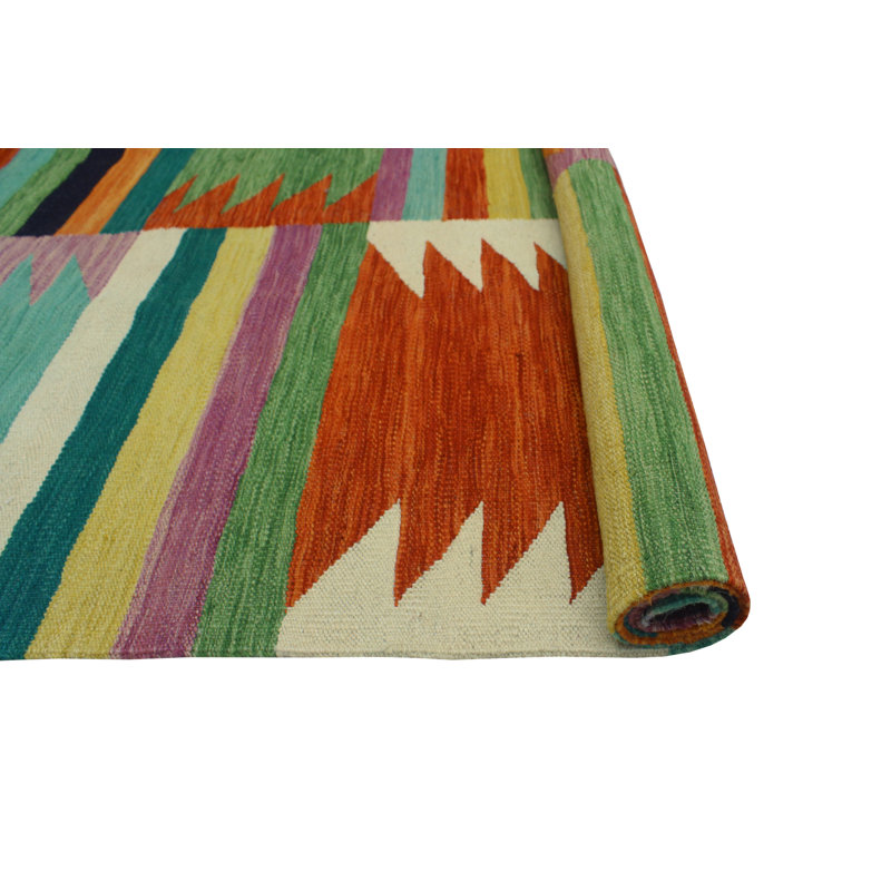 Modern Flatweave Ramiro Red Rug