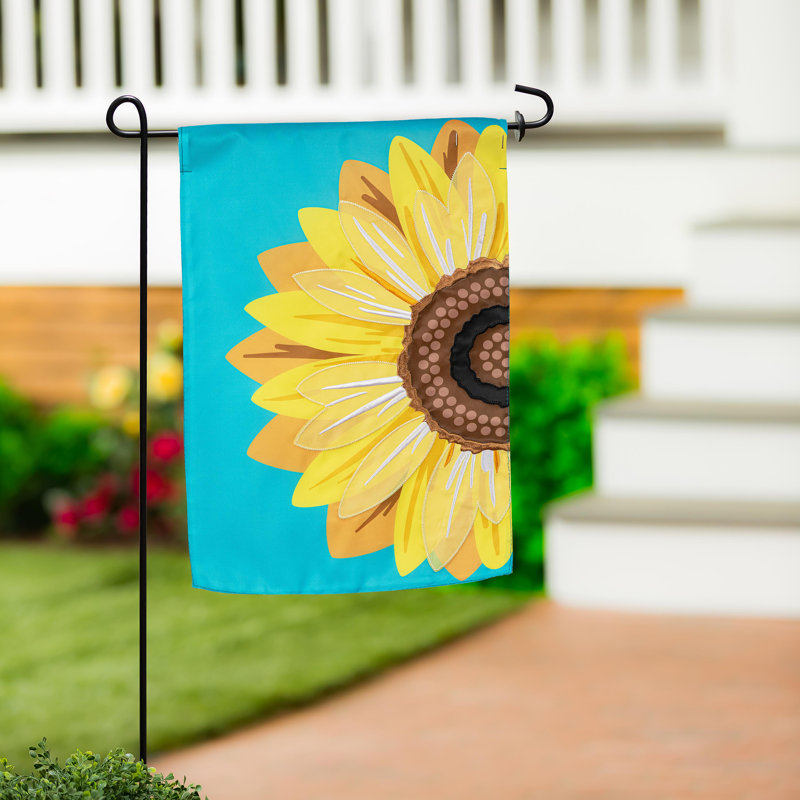 Drapeau de jardin tournesol de base