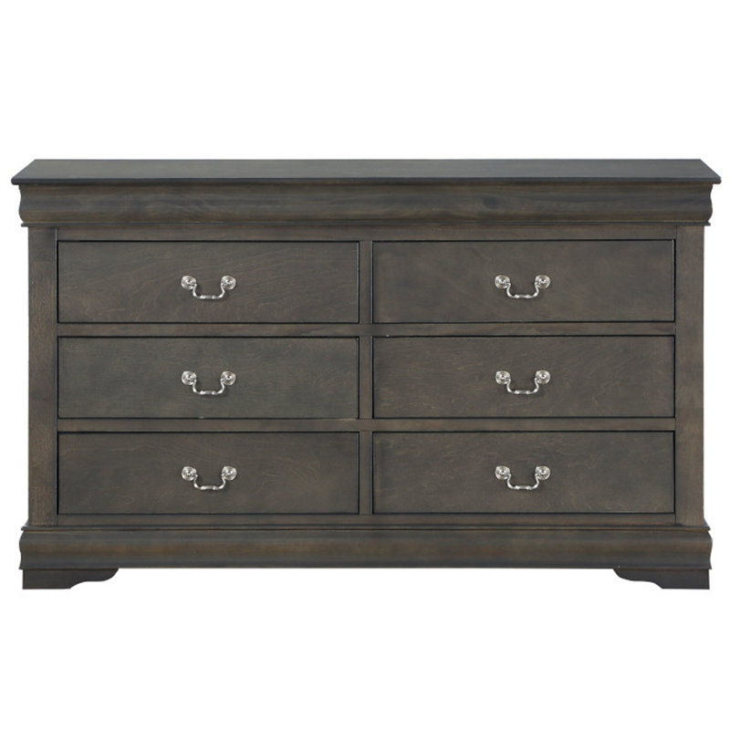 Commode Goldene, Gris foncé