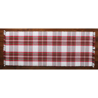 Christmas Tartan Plaid Runner 14x36