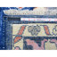 9'x11'7" Sapphire Blue Hand Knotted Afghan Angora Oushak Soft Wool Rug F9128DADFC9D4780A25BE7B4B8061EB3