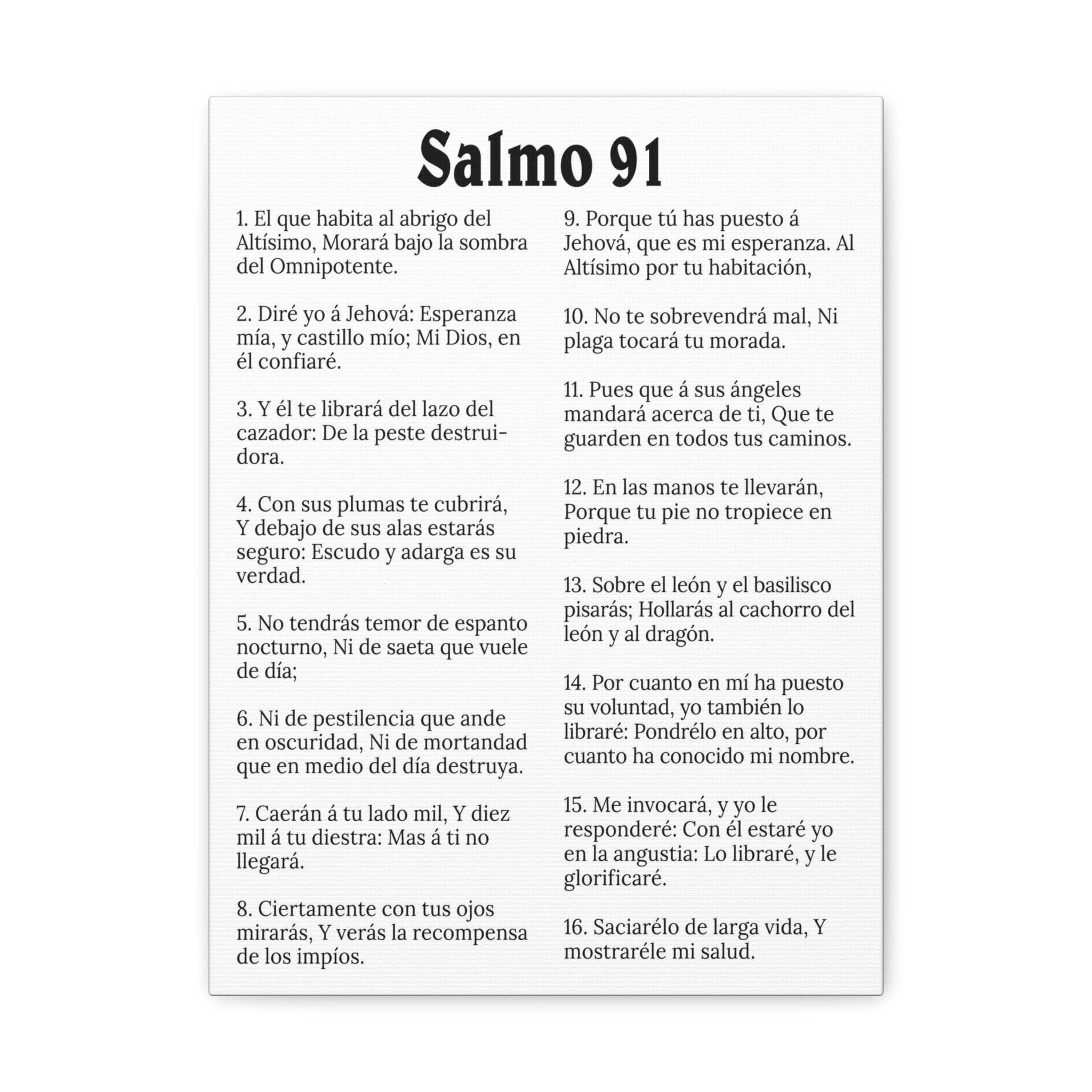 Happy Larry Scripture Walls Salmo 91 Chapter Christian Wall Art Print