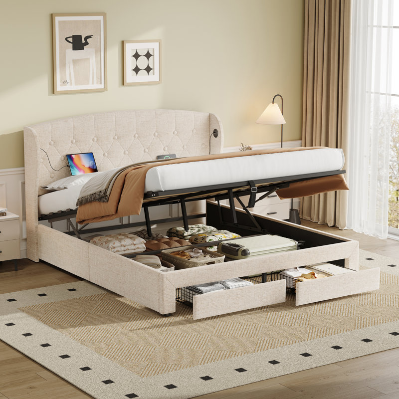 Solid Wood Bed