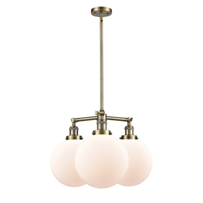 Antsje 3 - Light Dimmable Globe Chandelier