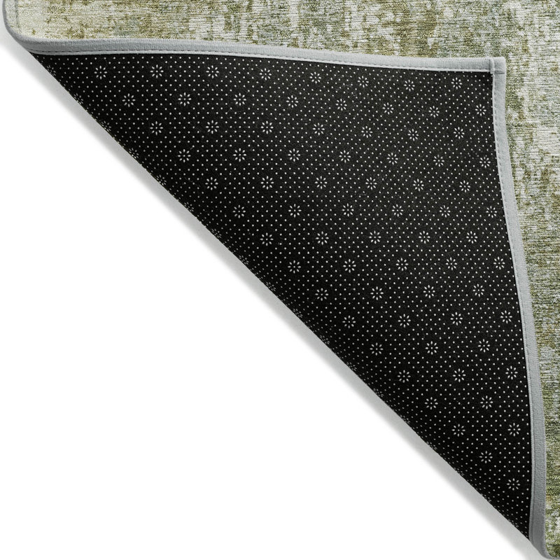 Tapis intérieur / extérieur Xhevrie lavable à la machine, Rectangle 2 pi 6 po x 3 pi 10 po