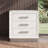 Janata Queen 3PC Bedroom Set Milky White-932156124-932156123