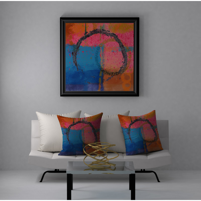  Housse et insert de coussin carré Giggle Fetching, 18" x 18"